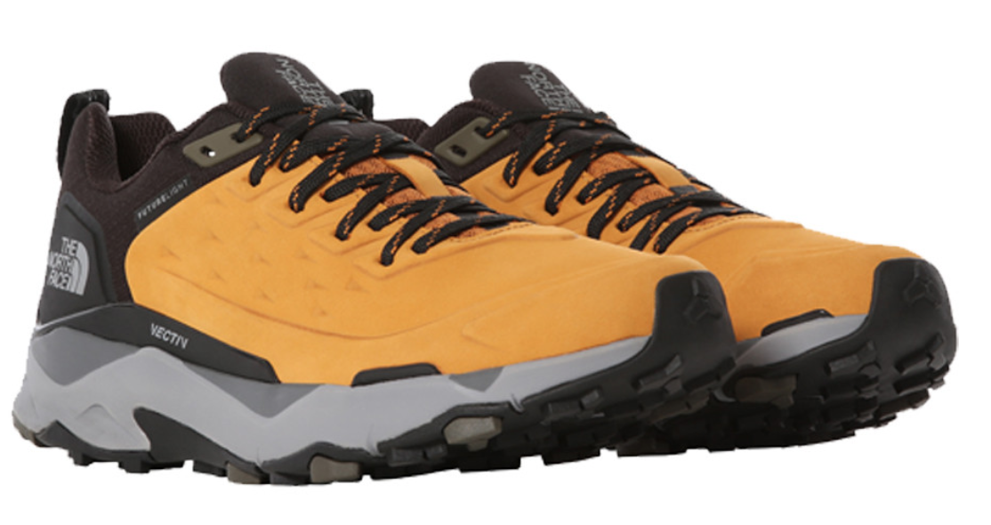 The North Face Men's Vectiv Exploris Futurelight Leather Trainers / BNIB /Yellow