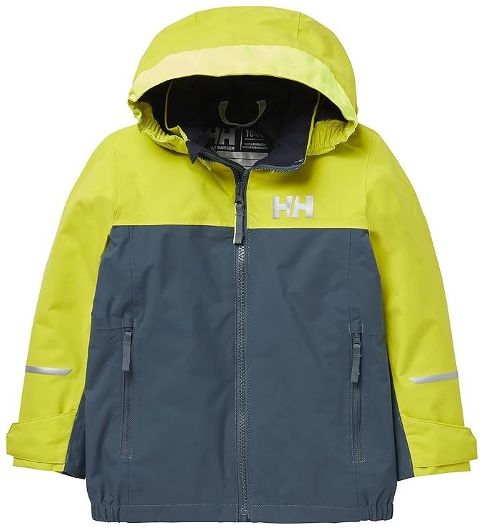Helly Hansen Kids Shelter Rain Jacket / Blue Green / RRP £95