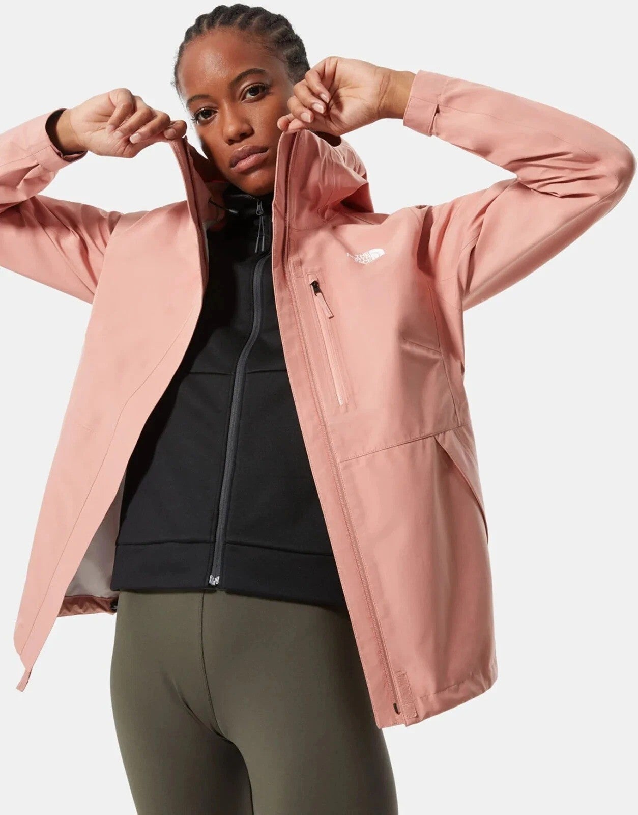 The North Face Womens Dryzzle Futurelight Jacket / Pink Clay / RRP £200