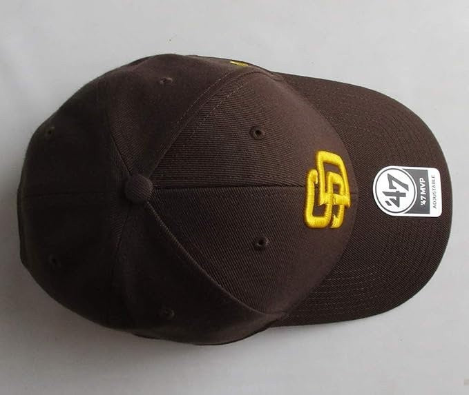 47 Brand Adult San Diego Padres Replica Cap / Brown / RRP £24