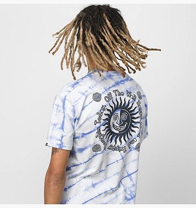 Vans Mens Trippy Thoughts Tie Dye T-Shirt / Ballad Blue / RRP £35