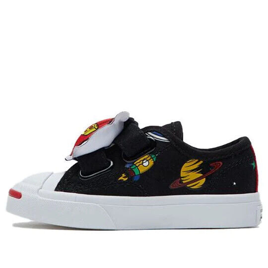 Converse Jack Purcell Toddler 2V Strap Trainers / Black Space / RRP £32