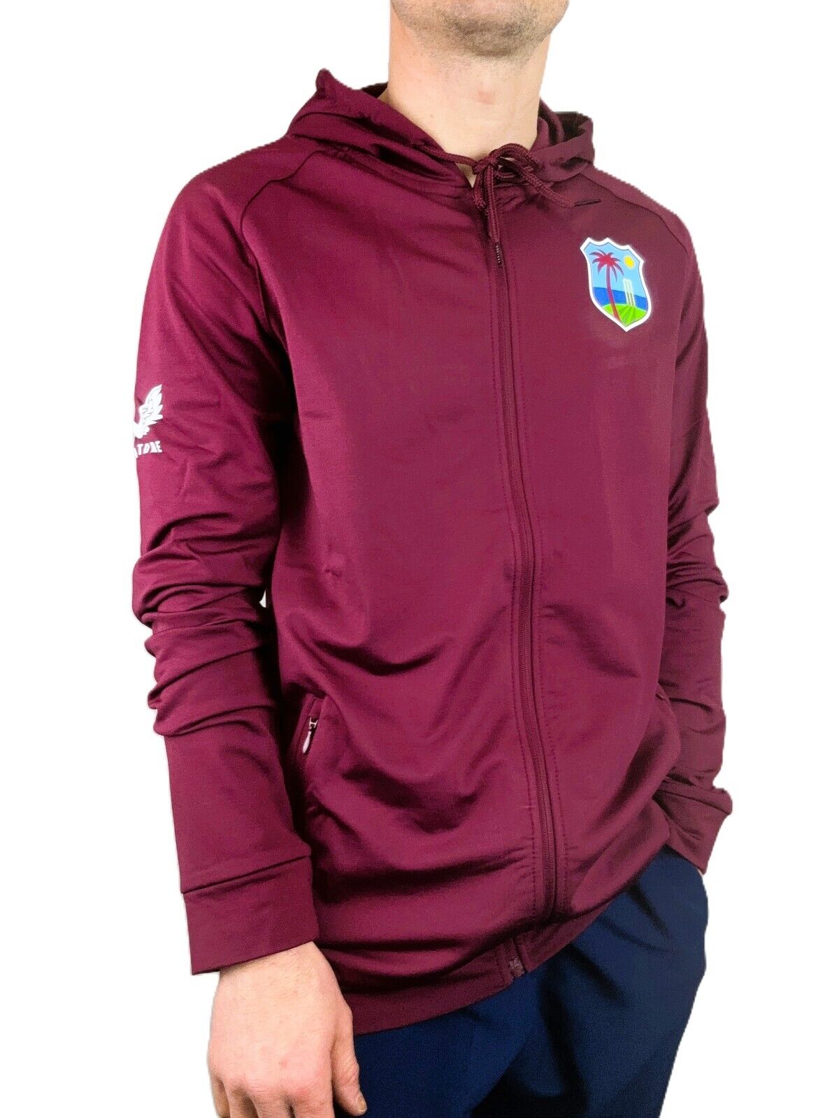 Castore Mens West Indies Cricket Training Top / BNWT / Maroon / RRP £95