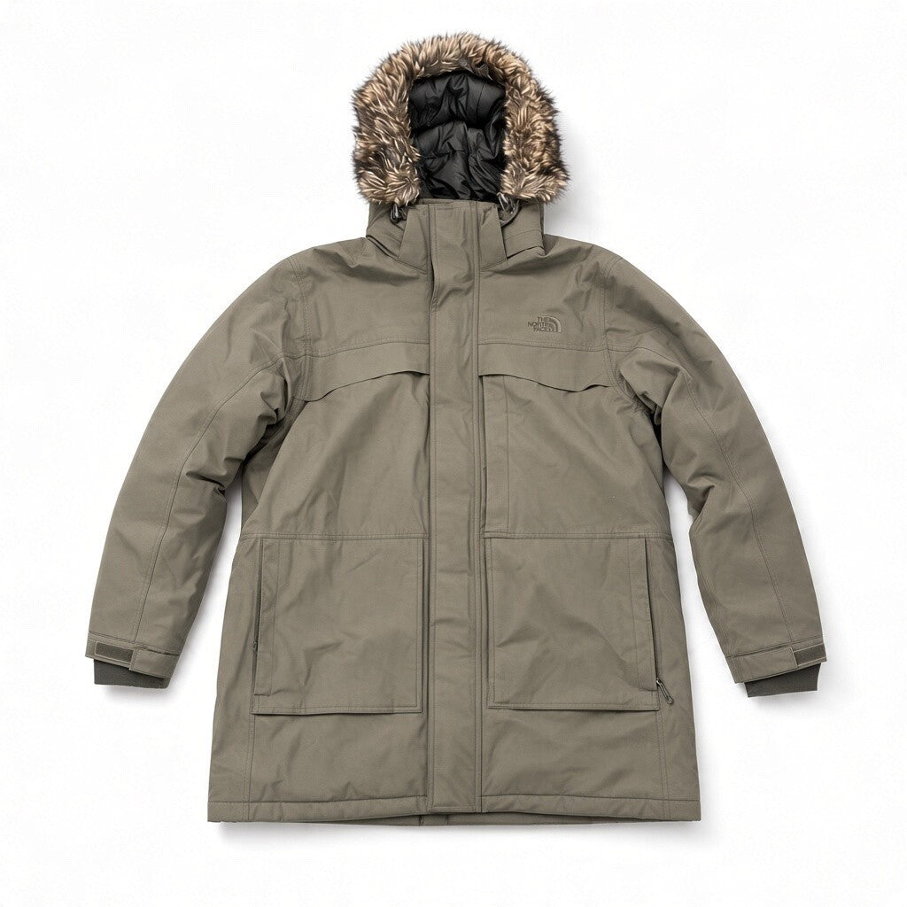 The North Face Mens Parka / Khaki Green