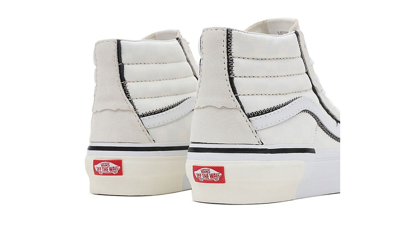 Vans Sk8-Hi Reconstruct Trainers / White / RRP £95