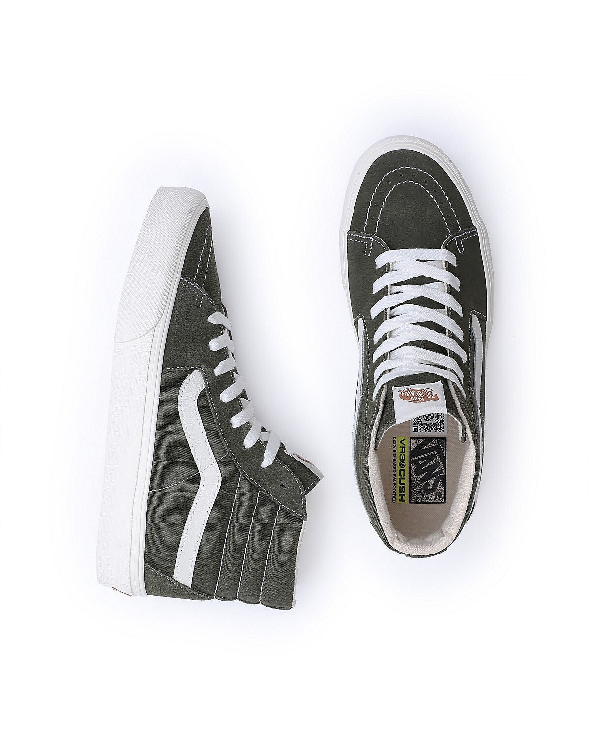 Vans Unisex Sk8-Hi Vr3 Trainers / Green Olive / RRP £85