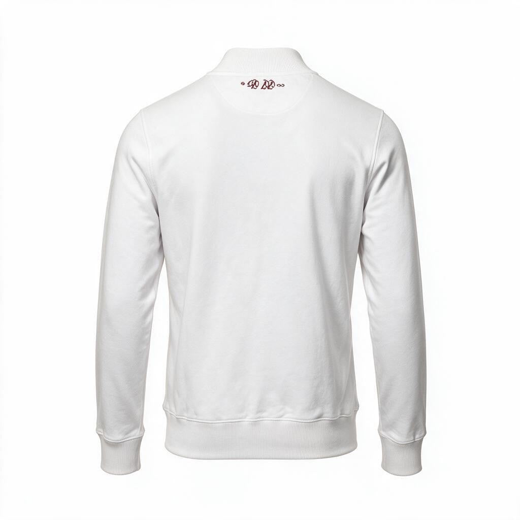 Macron Mens Cagliari 100th Anniversary Track Jacket / White / RRP £70