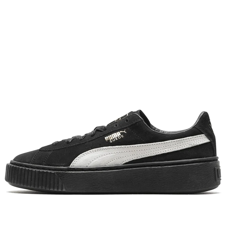 Puma Womens Suede Platform Trainers / Black / RRP £80