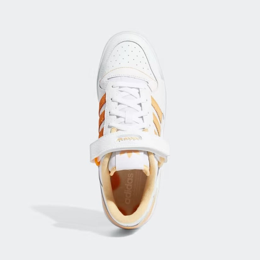 Adidas Mens Forum Low Trainers / White Orange / RRP £80