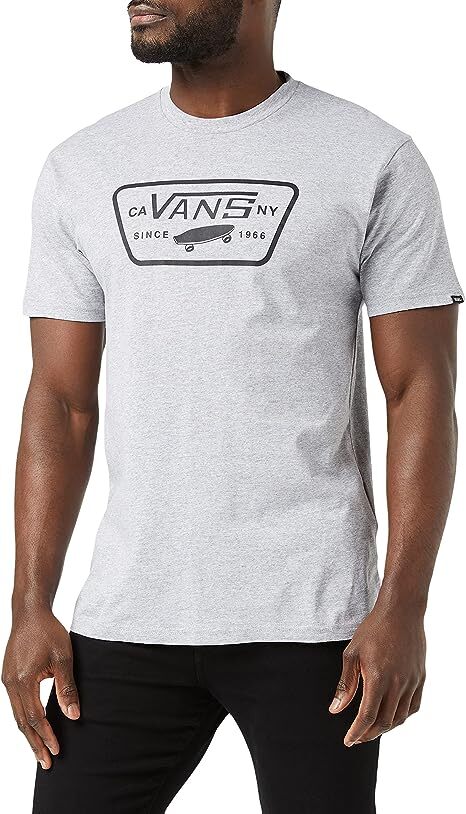 Vans Full Patch T-shirt / Athletic Heather Black /  Mens / RRP £28