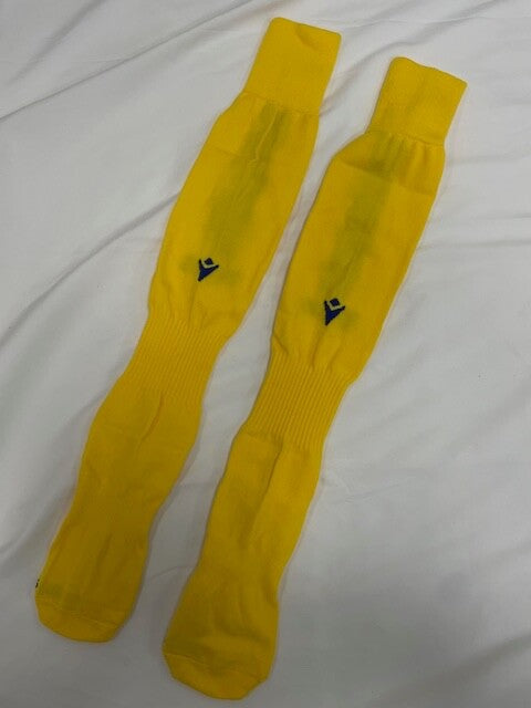 Macron Men's Hellas Verona Away Football Socks / 19-20 / Yellow / RRP £15