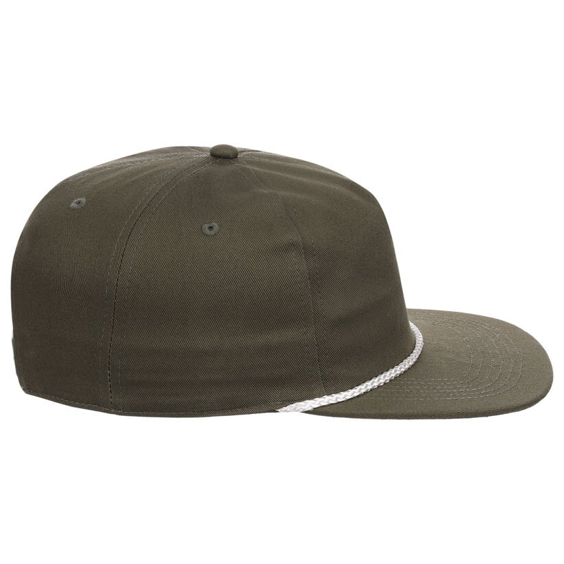 Unisex Plain Fairway Golfer Hat / Olive / £23