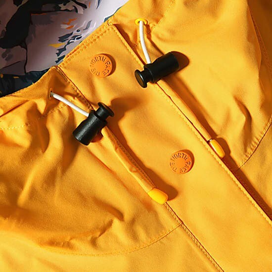 The North Face Womens Liberty Woodmont Rain Jacket / Gold / RRP £235