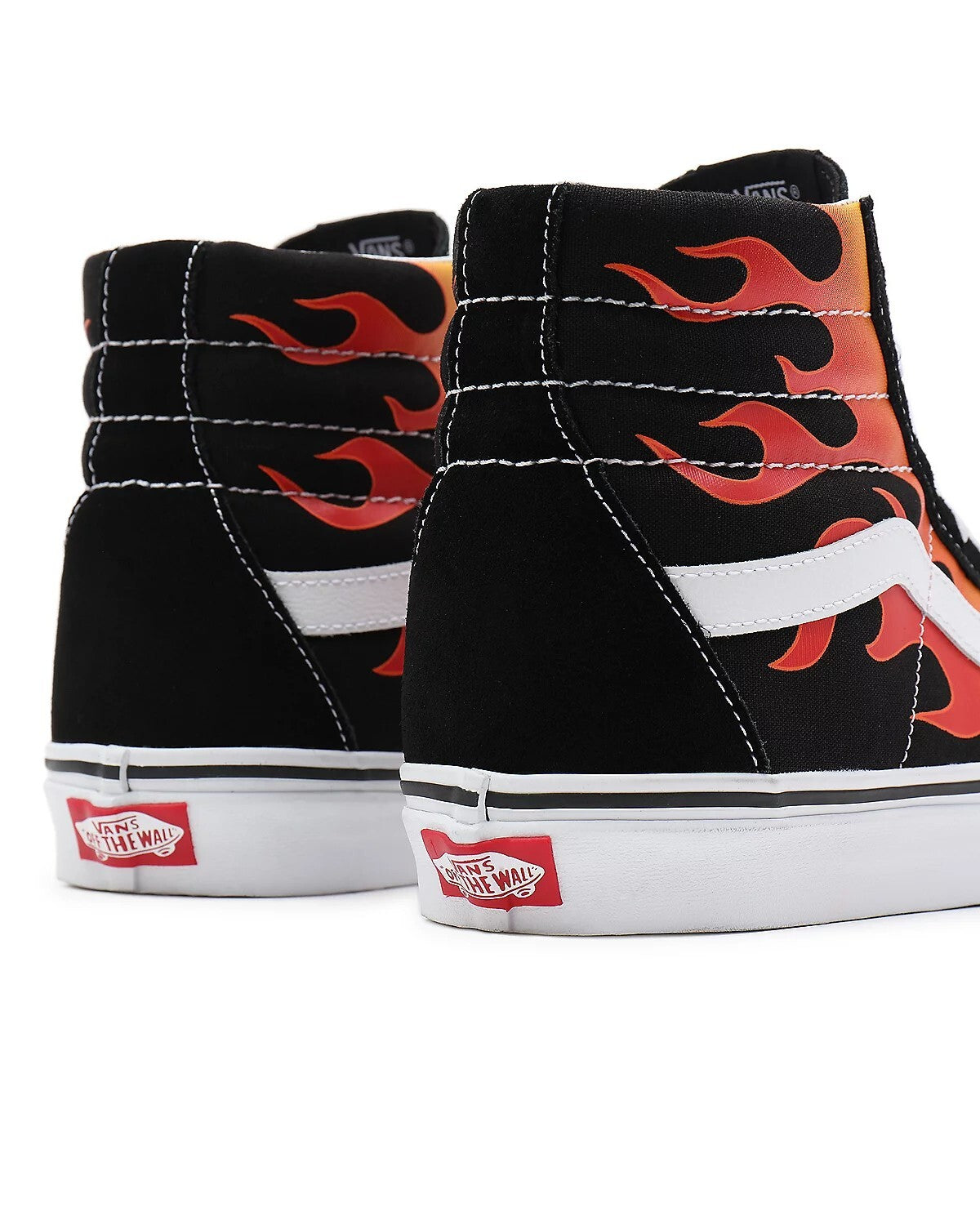 Vans Unisex Sk8 Hi Reissue Trainers / Flame Black White / RRP £80