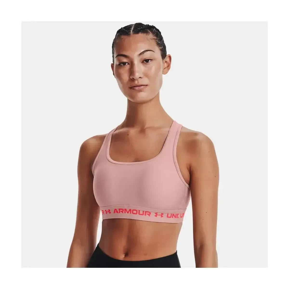 Under Armour Women's Crossback Sports Bra / Pink / Gym Fitness / RRP £32
