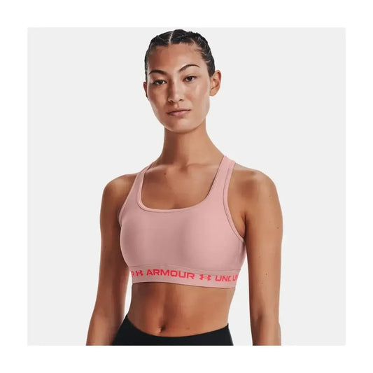 Under Armour Women's Crossback Sports Bra / Pink / Gym Fitness / RRP £32