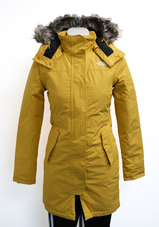 The North Face Womens New Peak Parka Winter Coat / Golden Spice / RRP £380