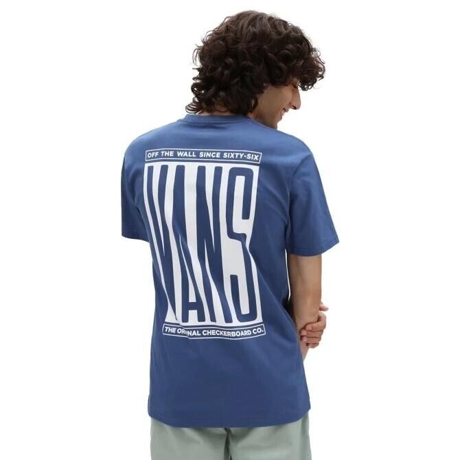 Vans Mens Type Stretch SS T-Shirt / True Navy / RRP £28