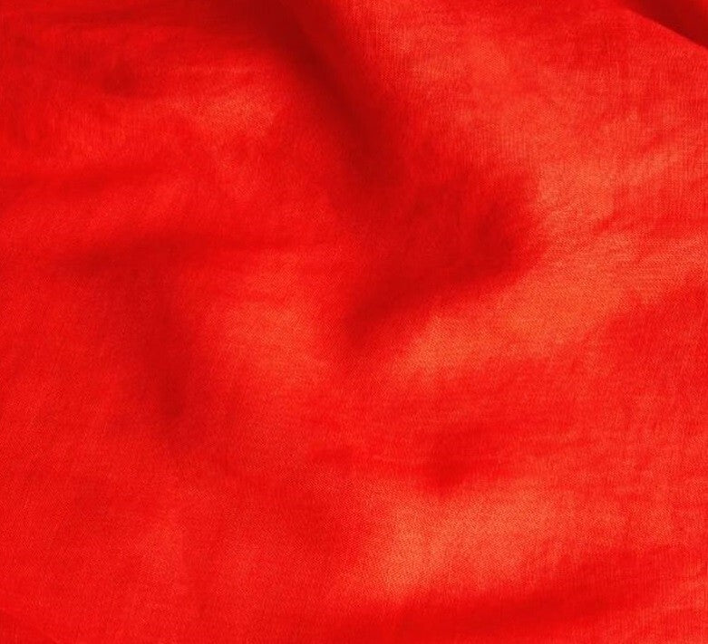 Vilebrequin Mens Linen Shirt / Caroubis / Red / RRP £185