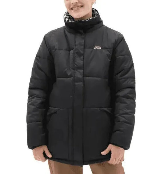 Vans Womens "Send It" Reversible MTE Puffer Jacket / Black Checker / RRP £130