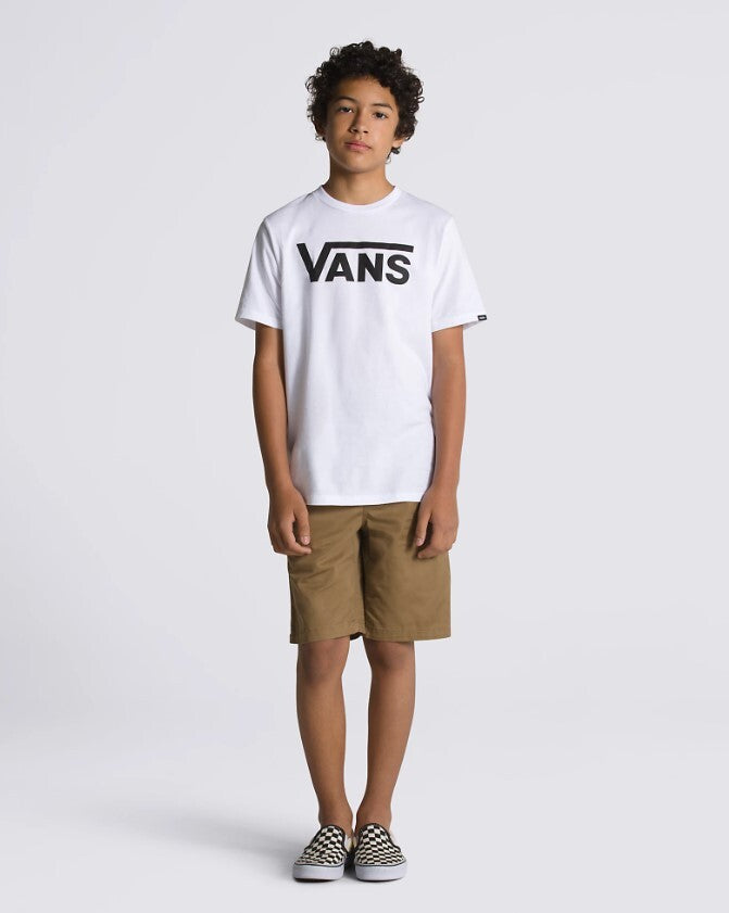Vans Classic Logo T-Shirt / White-Black / Kids / RRP £21