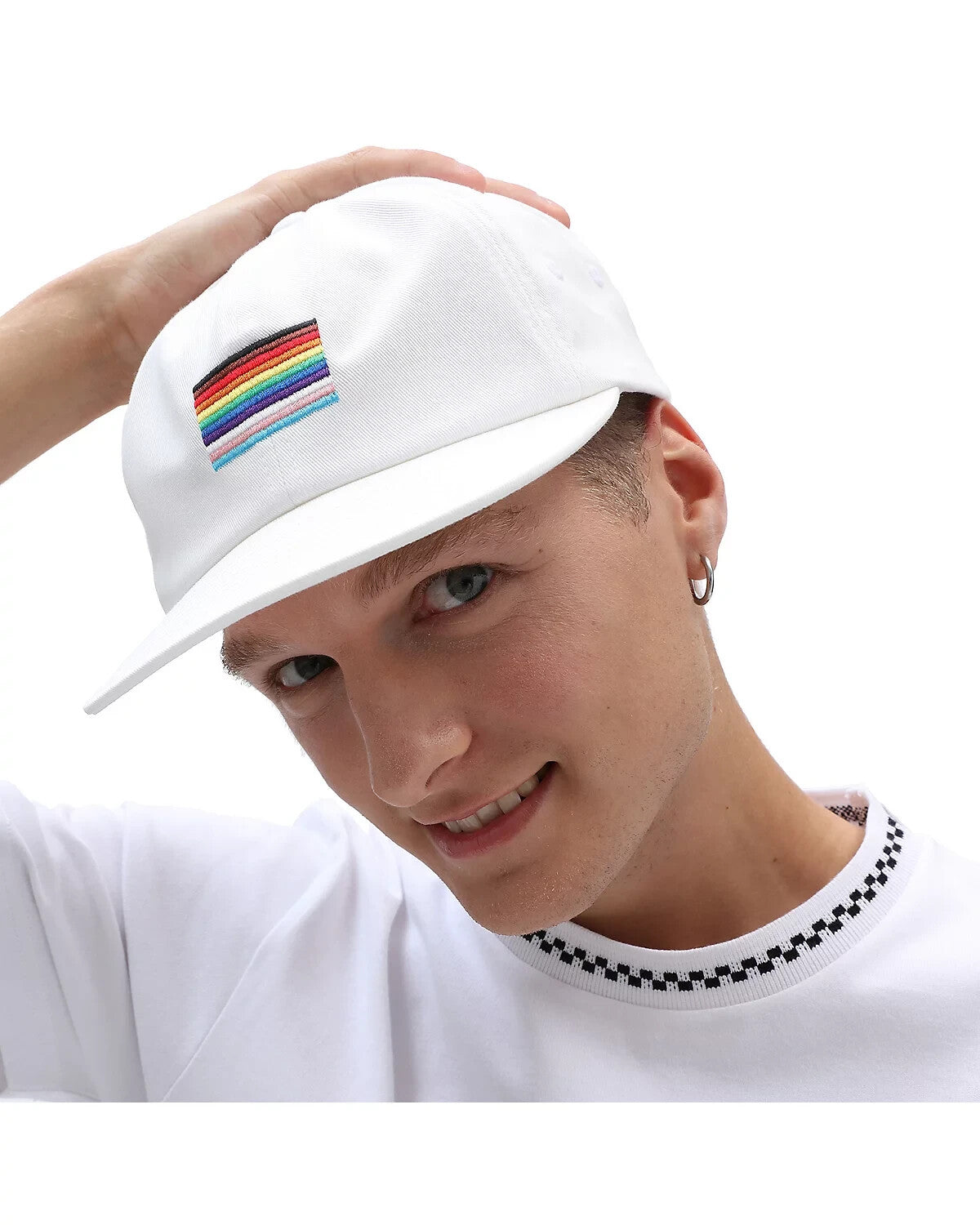 Vans Mens Pride Jockey Hat / White / RRP £25