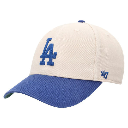 47 Brand LA Dodgers MVP Cooperstown Cap / Beige Royal Blue / RRP £35