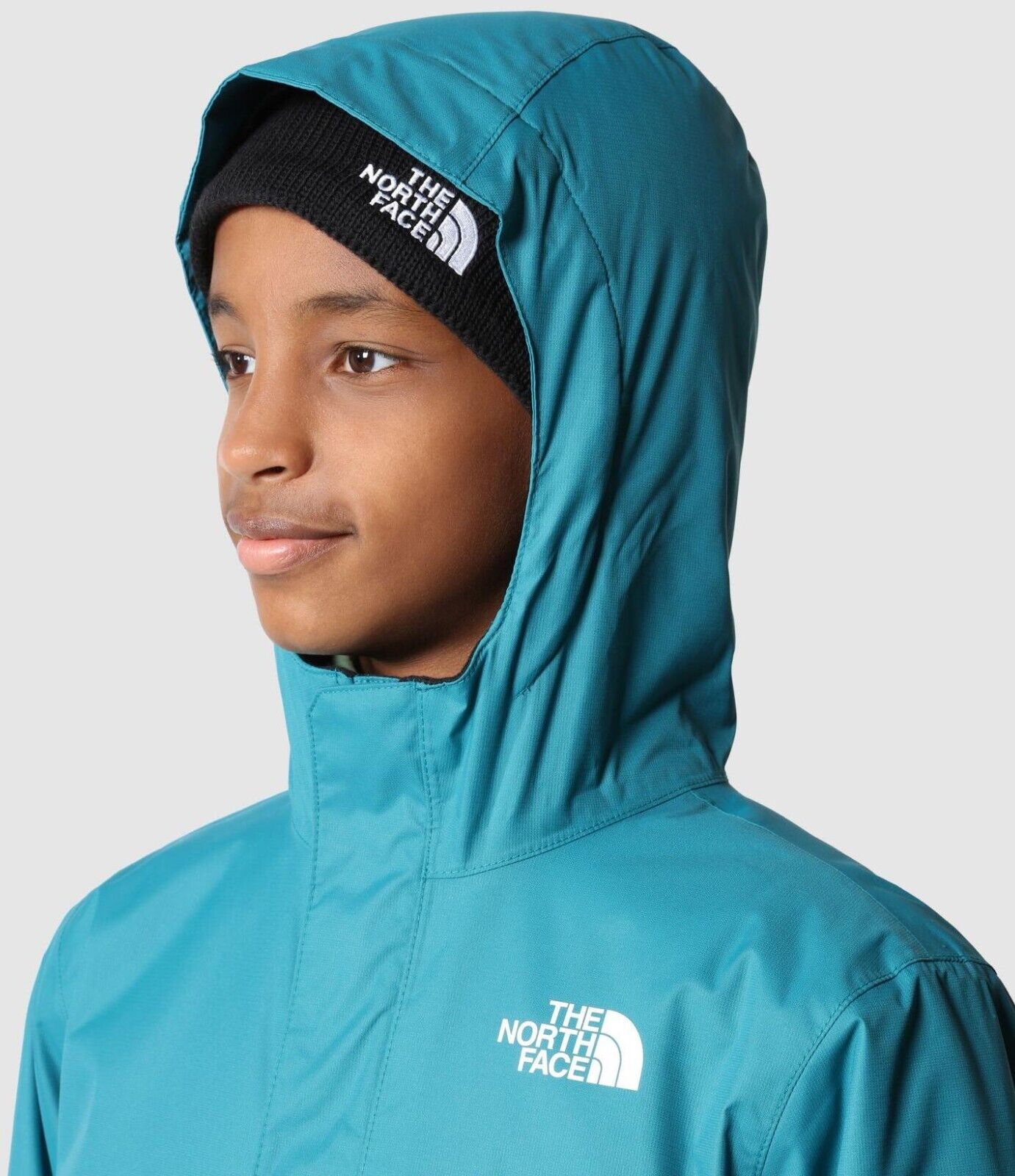 The North Face Kids Snowquest Insulated Jacket / Harbour Blue / RRP £155