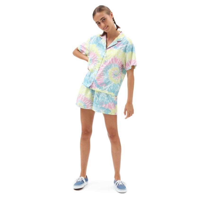 Vans Womens Spiraling SS Woven Resort Shirt / Orchid / RRP £42