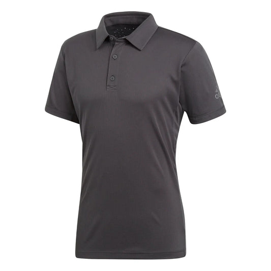 Adidas Mens Climachill Golf Tennis Polo / Carbon Black / Athletic Fit / RRP £45