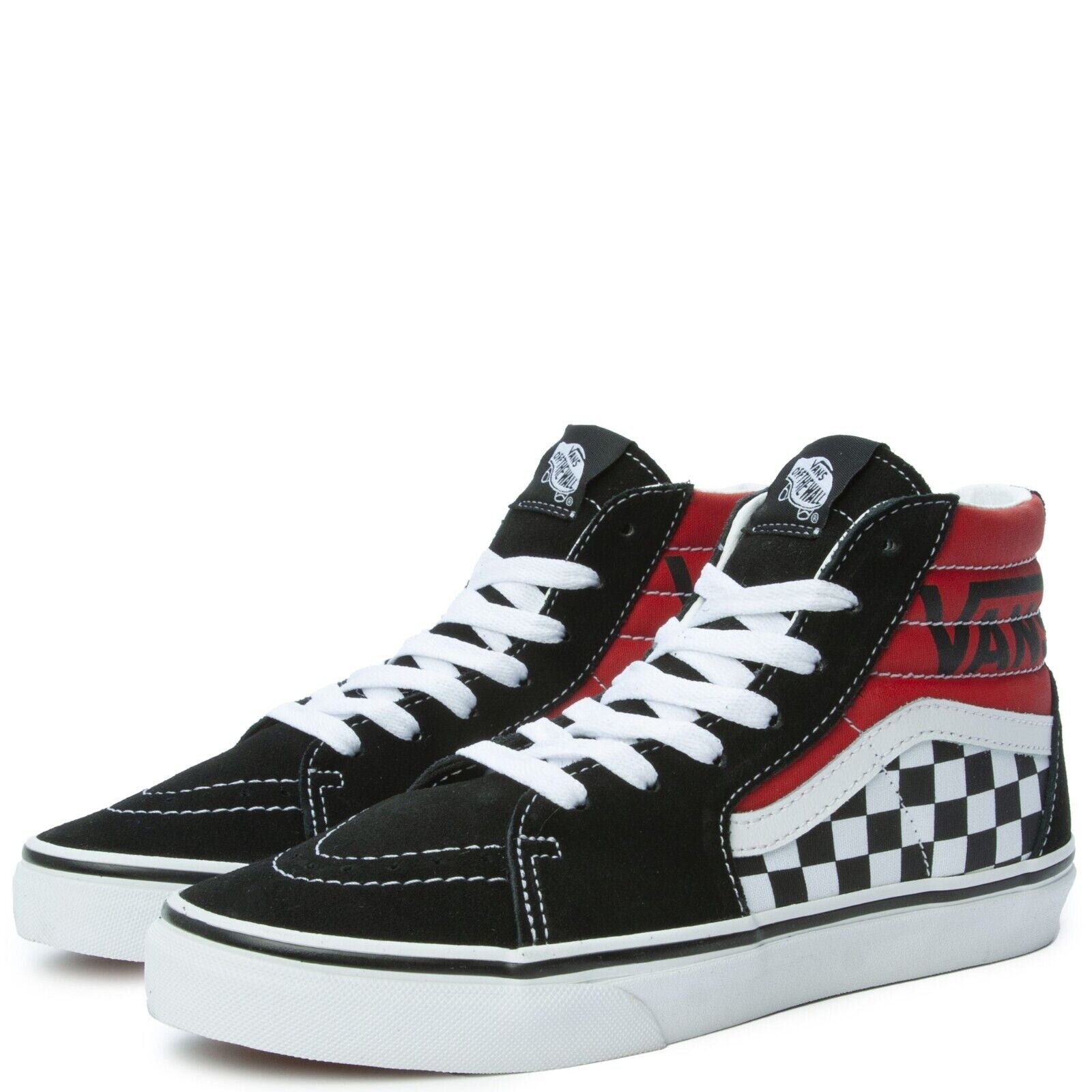 Vans Kids Sk8-Hi Trainers / Logo Black Red / RRP £50