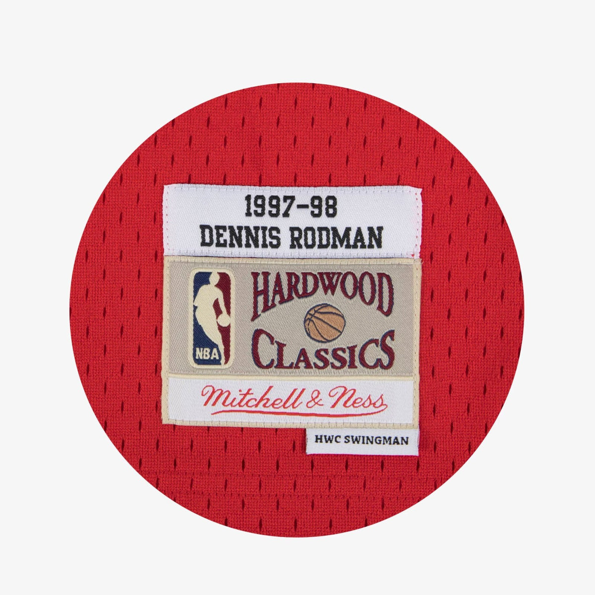 Mitchell & Ness Chicago Bulls Basketball Jersey/Red Dennis Rodman 97-98/RRP £110