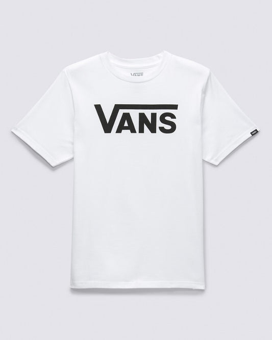 Vans Classic Logo T-Shirt / White-Black / Kids / RRP £21
