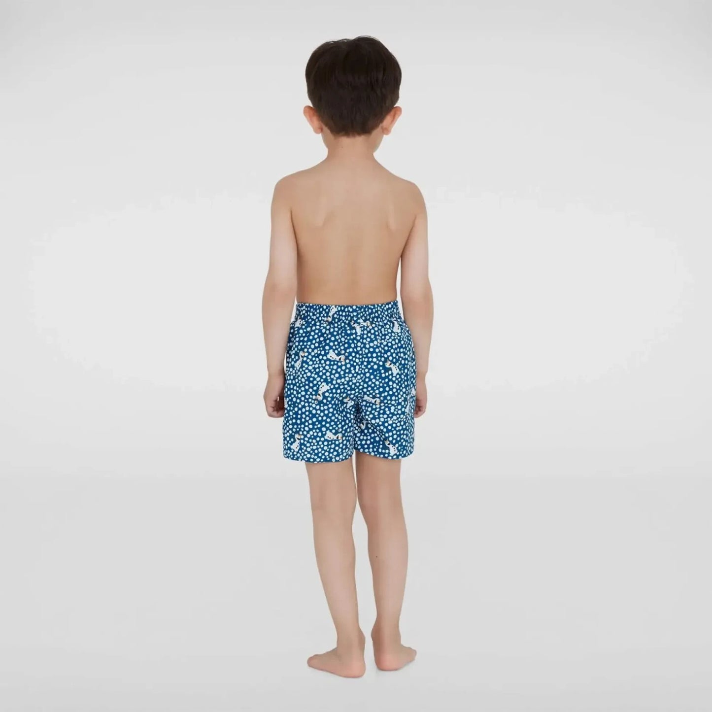 Speedo Boys Allover Swim Shorts / Blue / RRP £14