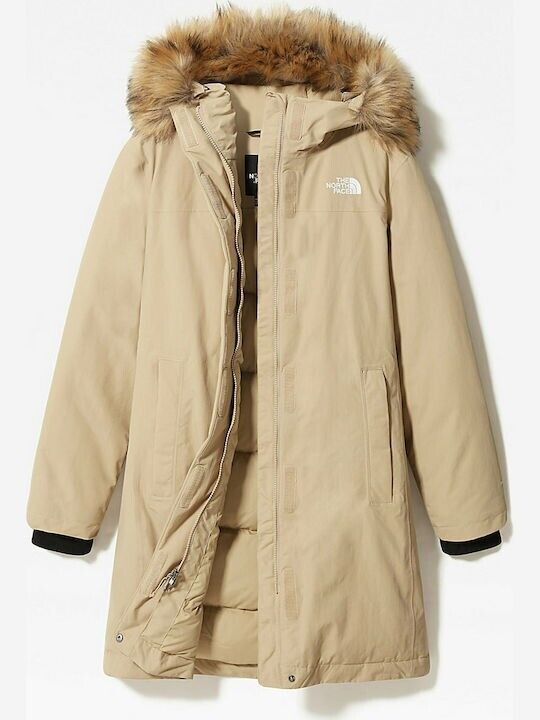 The North Face Women Arctic Parka Jacket Coat / Hawthorne Khaki / RRP £395
