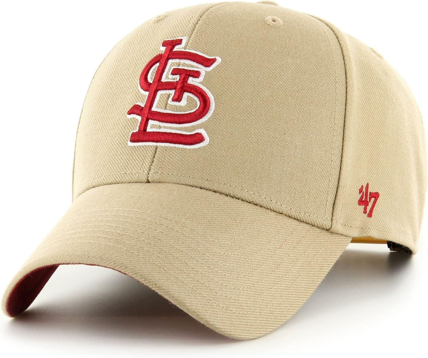Sure Shot Snapback 47 Unisex Cap / St. Louis Cardinals / Khaki / BNWT / RRP £28