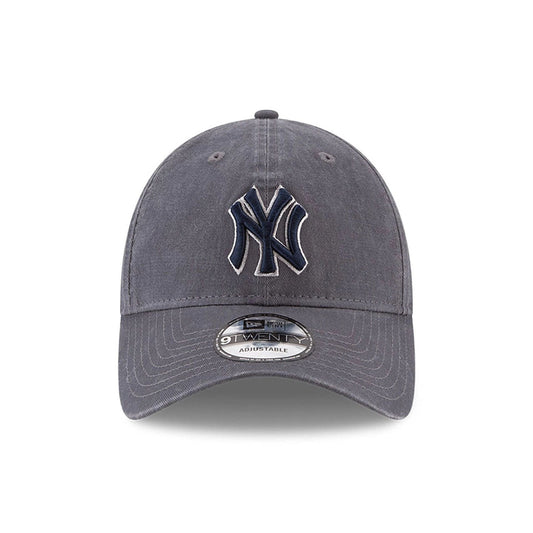 New Era Adult New York Yankees MLB Core Classic 9TWENTY Cap /Grey Navy/ RRP £23D