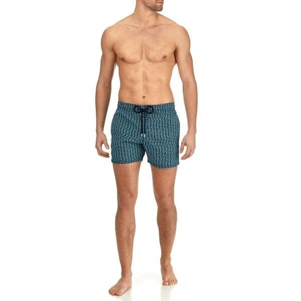Vilebrequin Swim Shorts / Mens / Moorise / Navy Green Fish / RRP £220