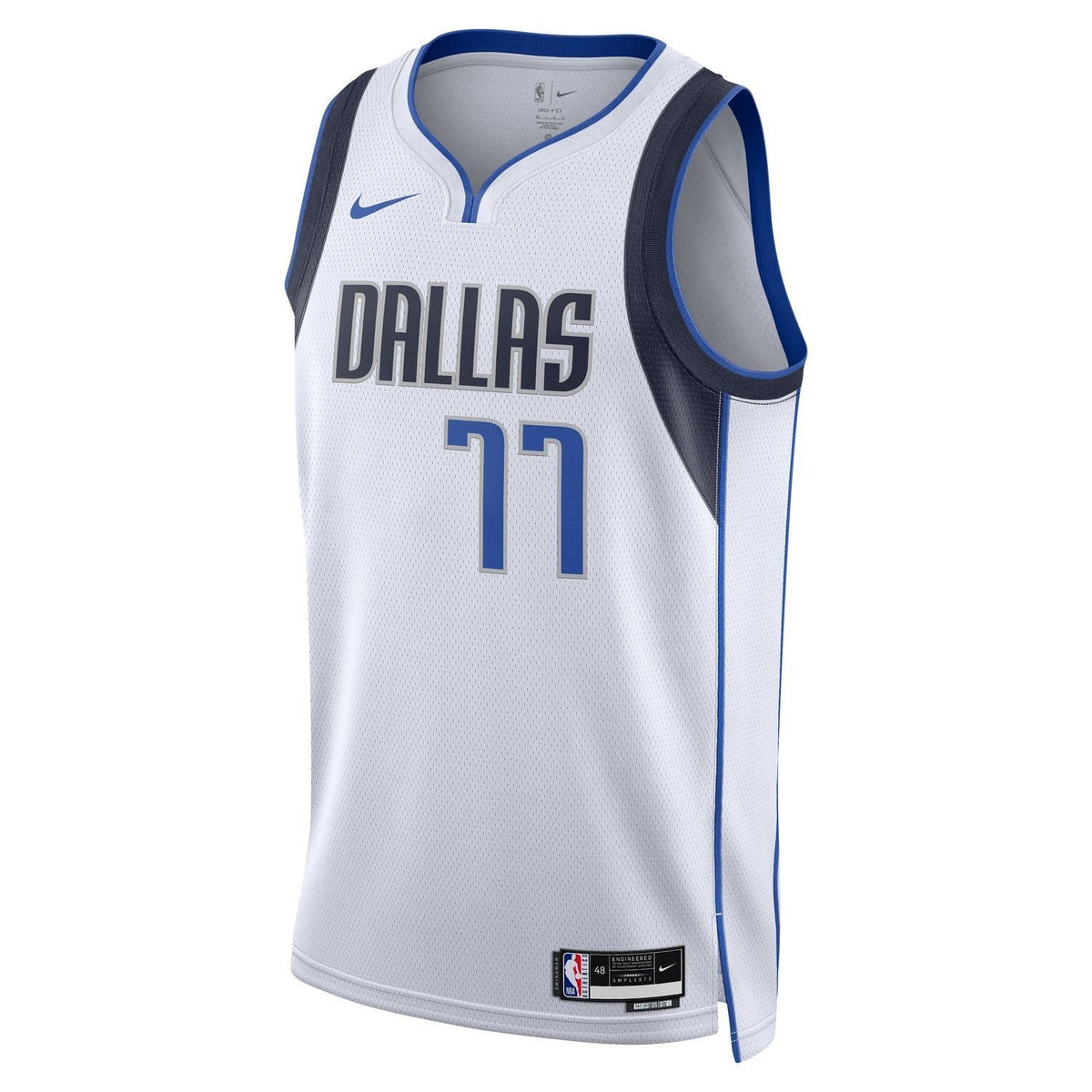 Nike Dallas Mavericks Doncic 22-23 Basketball Jersey / White / RRP £95