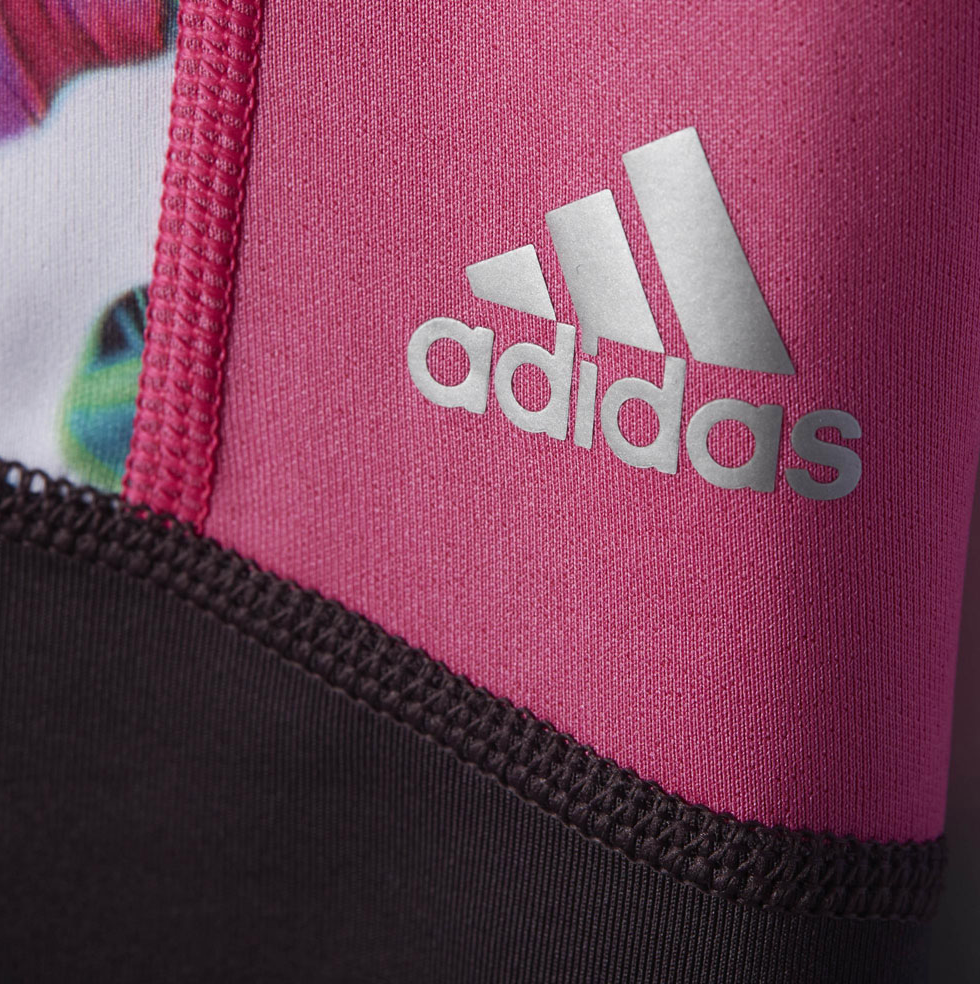 Adidas Womens Tech Fit Capri Floral Tights / BNWT / Floral / RRP £45