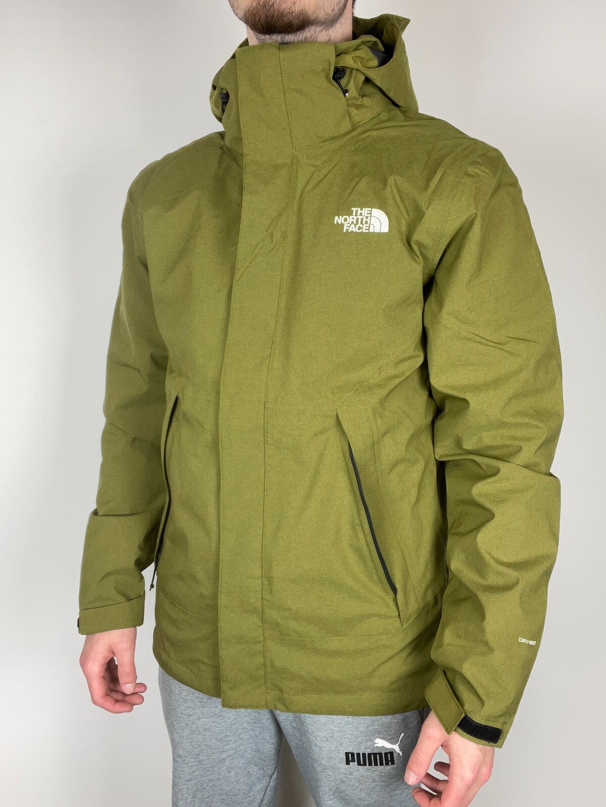 The North Face Mens Mountain Down Triclimate 3-in-1 Jacket / Green / RRP £330