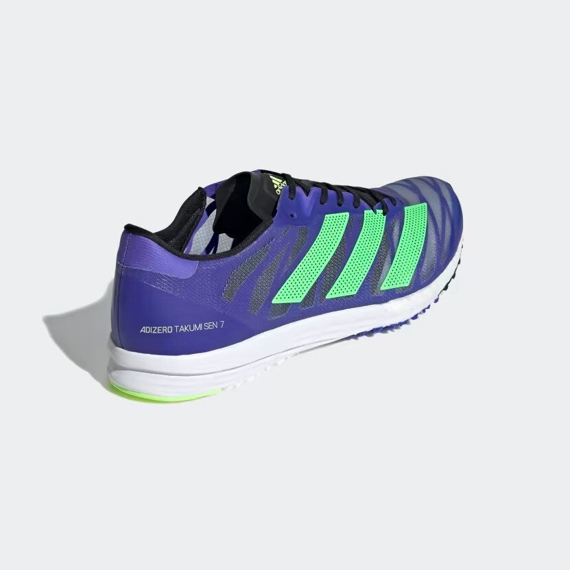 Adidas Mens Adizero Takumi Sen 7 Running Trainers / Blue Green / RRP £120