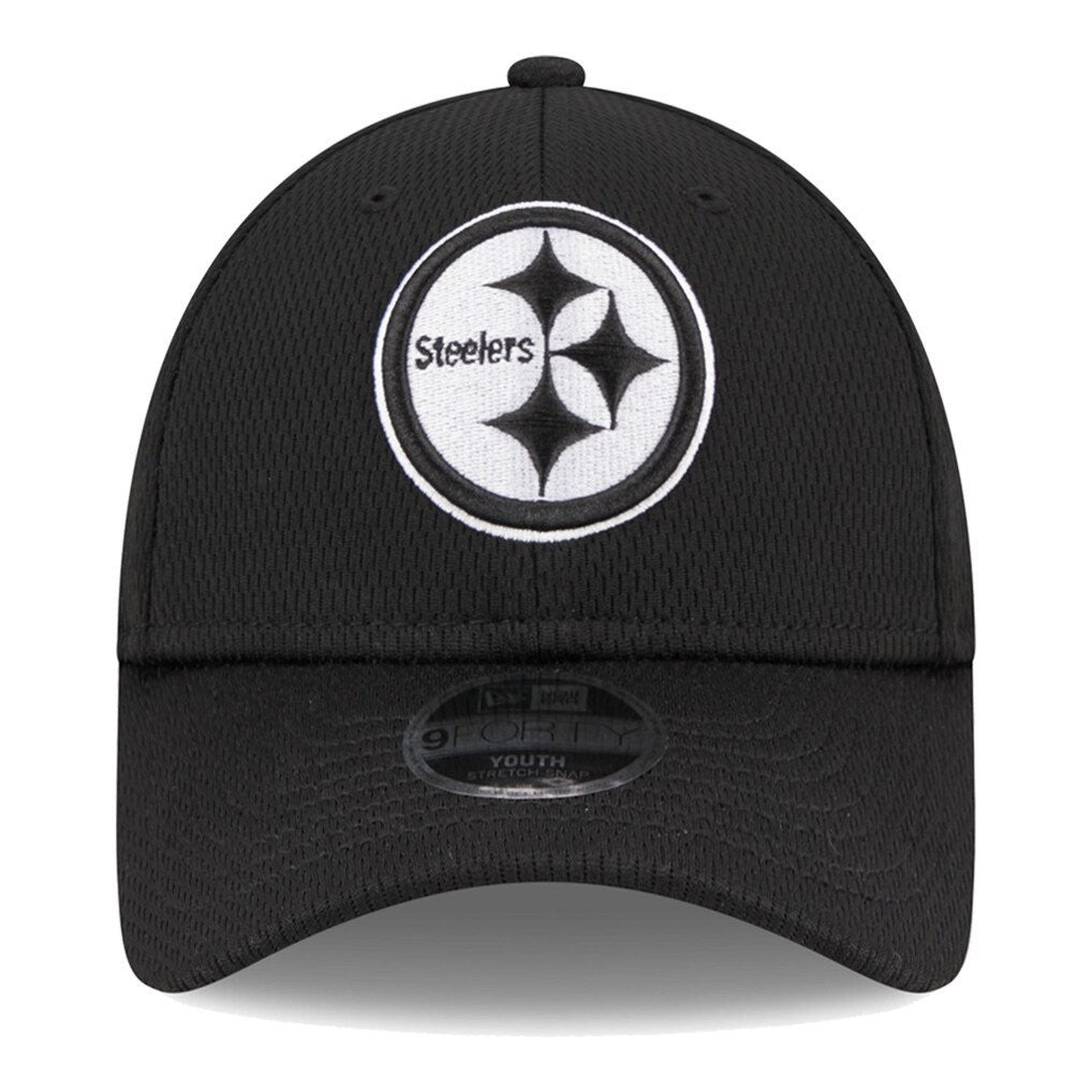 New Era Adult Pittsburgh Steelers 9Forty Adjustable Cap / Black White / RRP £24