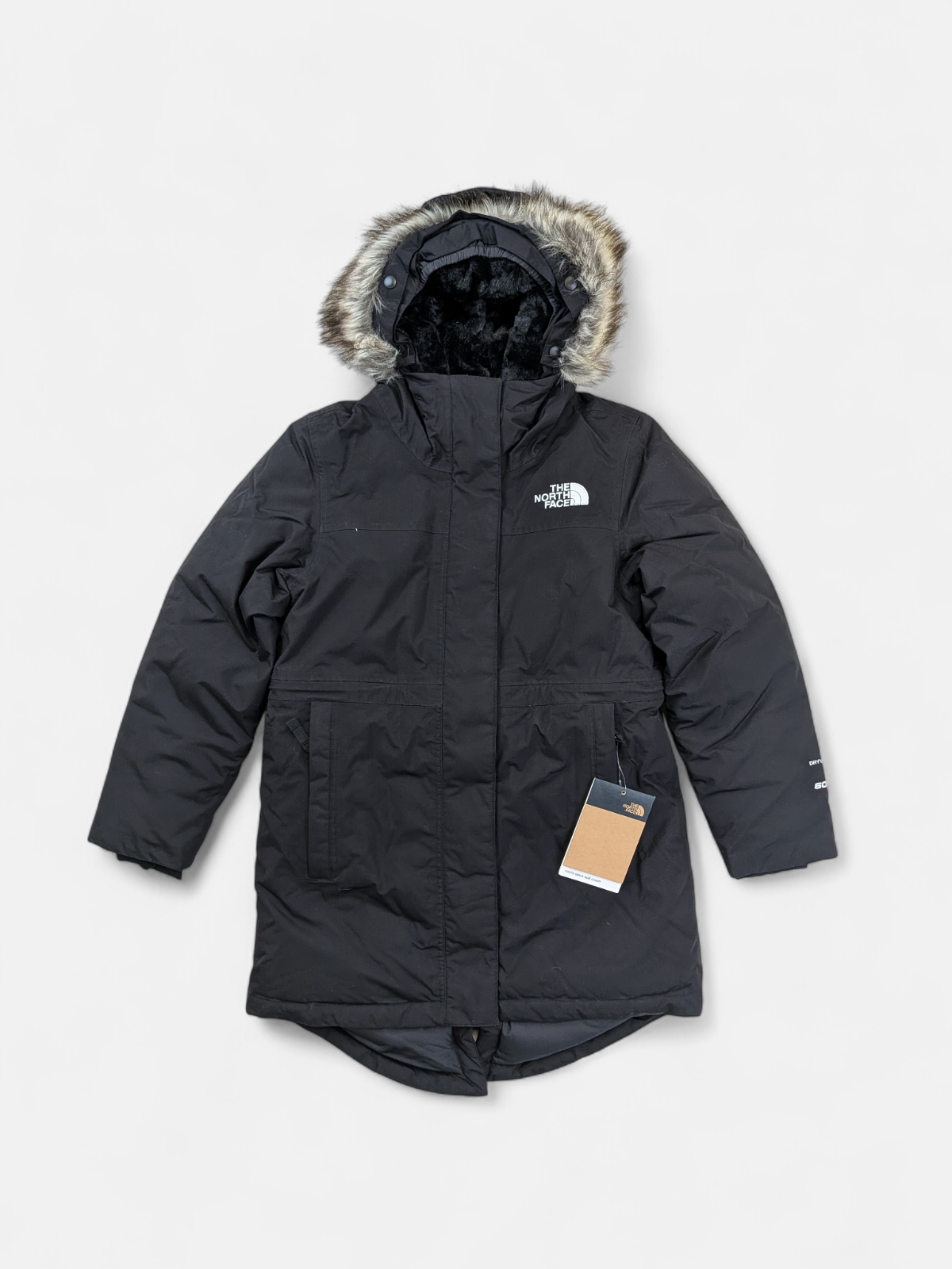 The North Face Girls Arctic Swirl Parka / Black / RRP £249