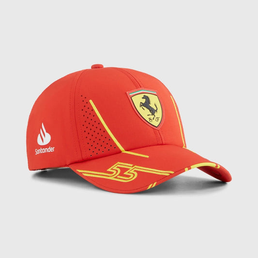 Puma Adult Scuderia Ferrari F1 2024 Carlos Sainz Adjustable Cap / Red / RRP £42