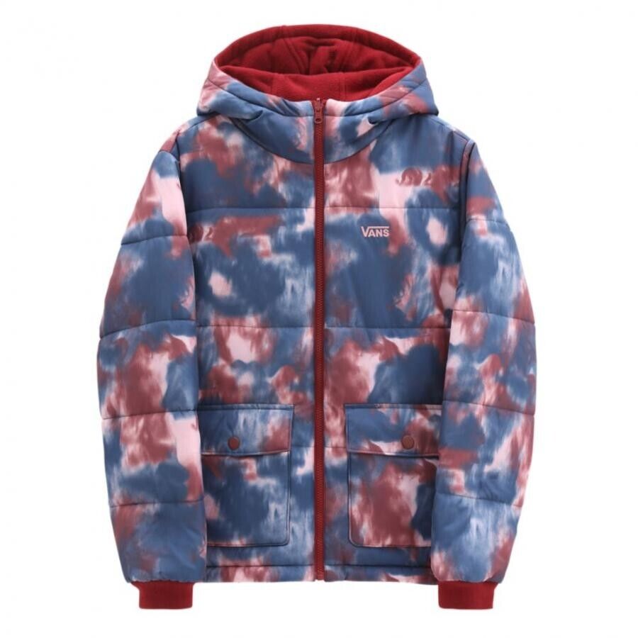 Vans Womens Litty Reversible Puffer Jacket / Blue Red / RRP £130