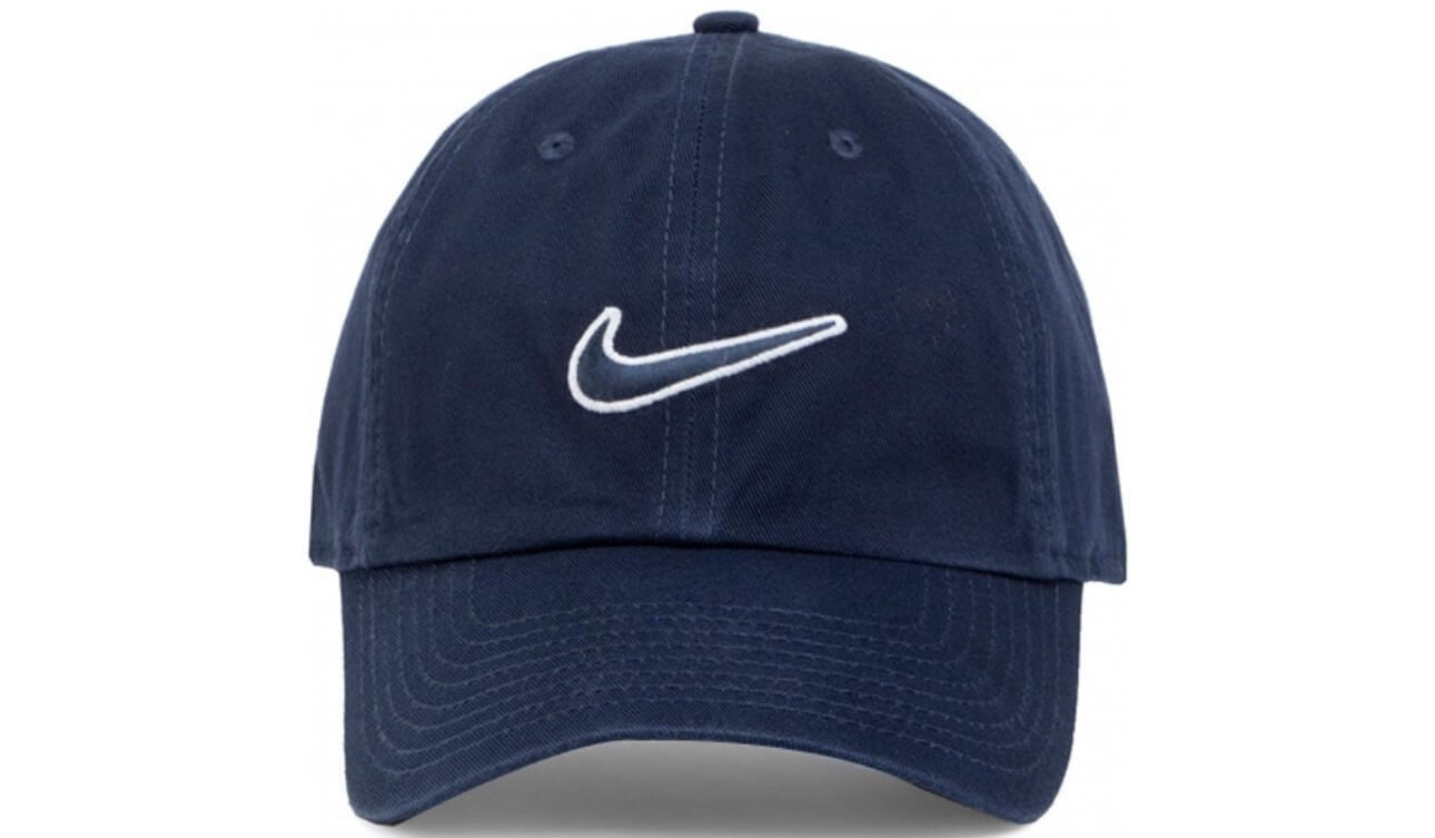 Nike Adult Heritage 86 Essential Swoosh Baseball Cap / Navy / RRP £24