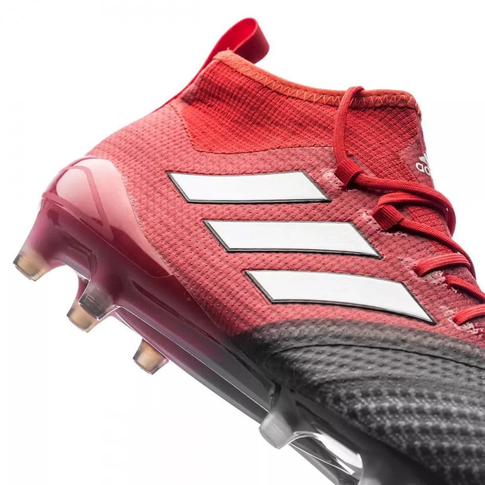 Adidas Mens ACE 17.1 Primeknit FG Football Boots / Red Black / RRP £200