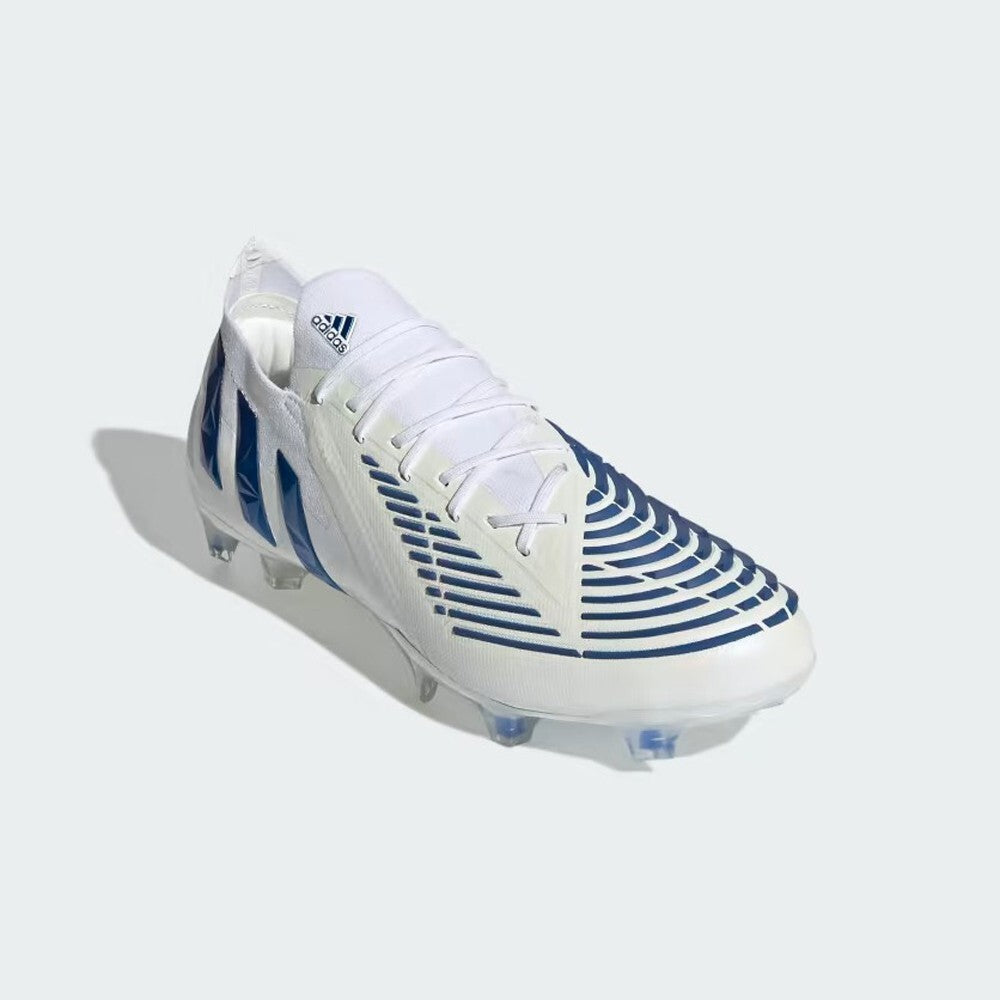 Adidas Unisex Predator Edge.1 Low FG Football Boots / White Blue / RRP £180