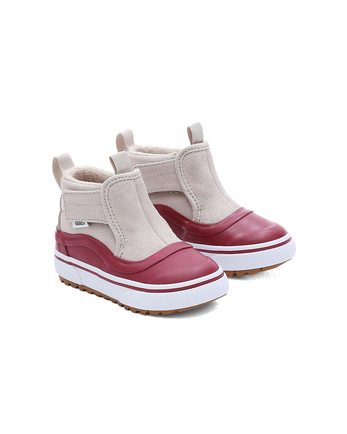 Vans Toddler Slip-On Mte-1 Waterproof Boots / Beige Red / RRP £45